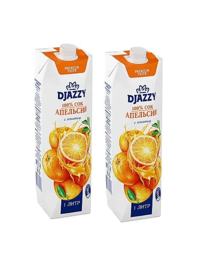Апельсиновый Сок Djazzy, 2 шт по 1 л #1