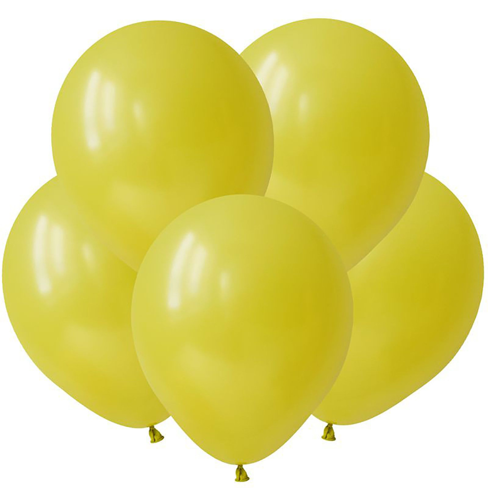 Воздушные шары 100 шт. / Оливково-желтый, Пастель / 12,5 см #1