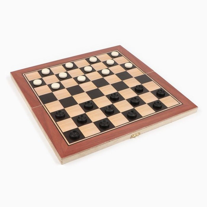 Нарды "Лабарт", деревянная доска 39 х 39 см, с полем для игры в шашки  #1