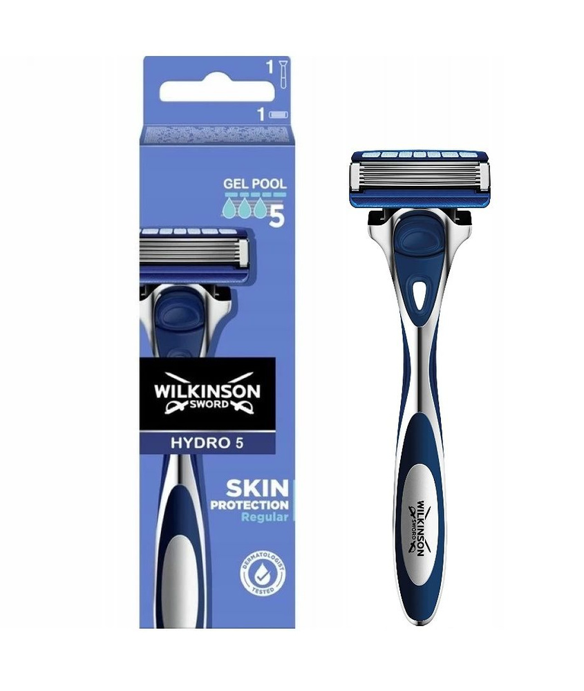 Wilkinson Sword Hydro 5 Skin Protection Regular / Бритвенный мужской станок с 1 сменной кассетой  #1