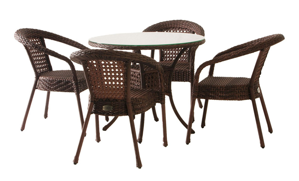 AIKO EXP Набор садовой мебели Комплект DECO 4 с круглым столом  #1