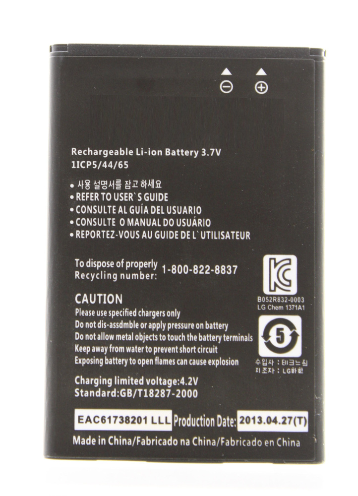 Аккумулятор OINO для LG C660 , LG P940 , LG E400, L3 , L5 1400 mAh... #1