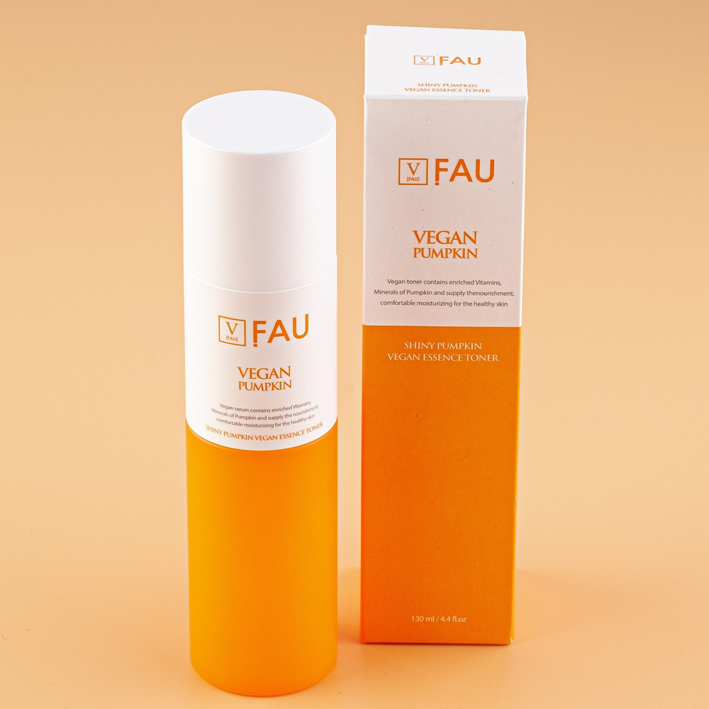 Корея FAU/Тонер-Эссенция Веган для увлажнения кожи, 130 мл.; Shiny Pumpkin Vegan Essence Toner/Коллекция #1