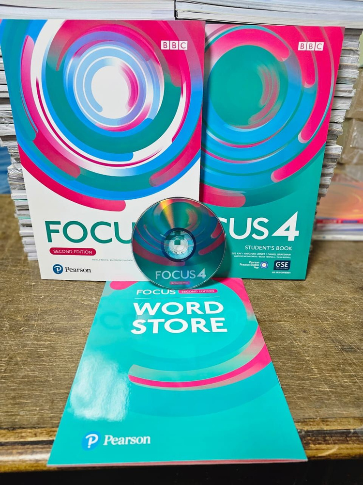 Focus 4 Полный Комплект, Student's Book + Workbook + CD #1