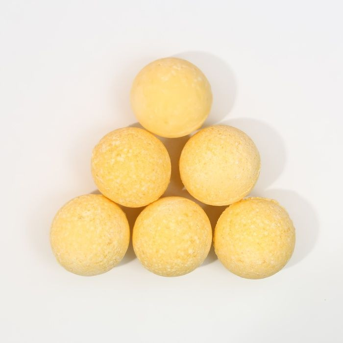 Бомбочки для ванны "С 8 марта!", подарочный набор 6x20 г, лимон и мед  #1