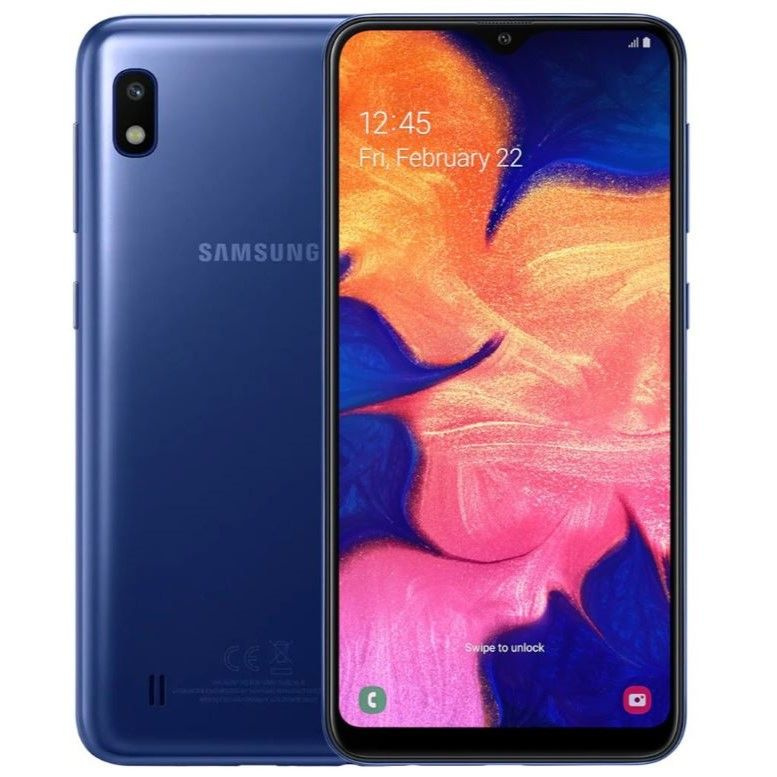 Samsung Смартфон Galaxy A10 2/32 ГБ, синий #1