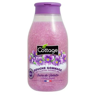 COTTAGE Отшелушивающий гель для душа Violet Sugar/Exfoliating Shower Gel, 270 мл  #1
