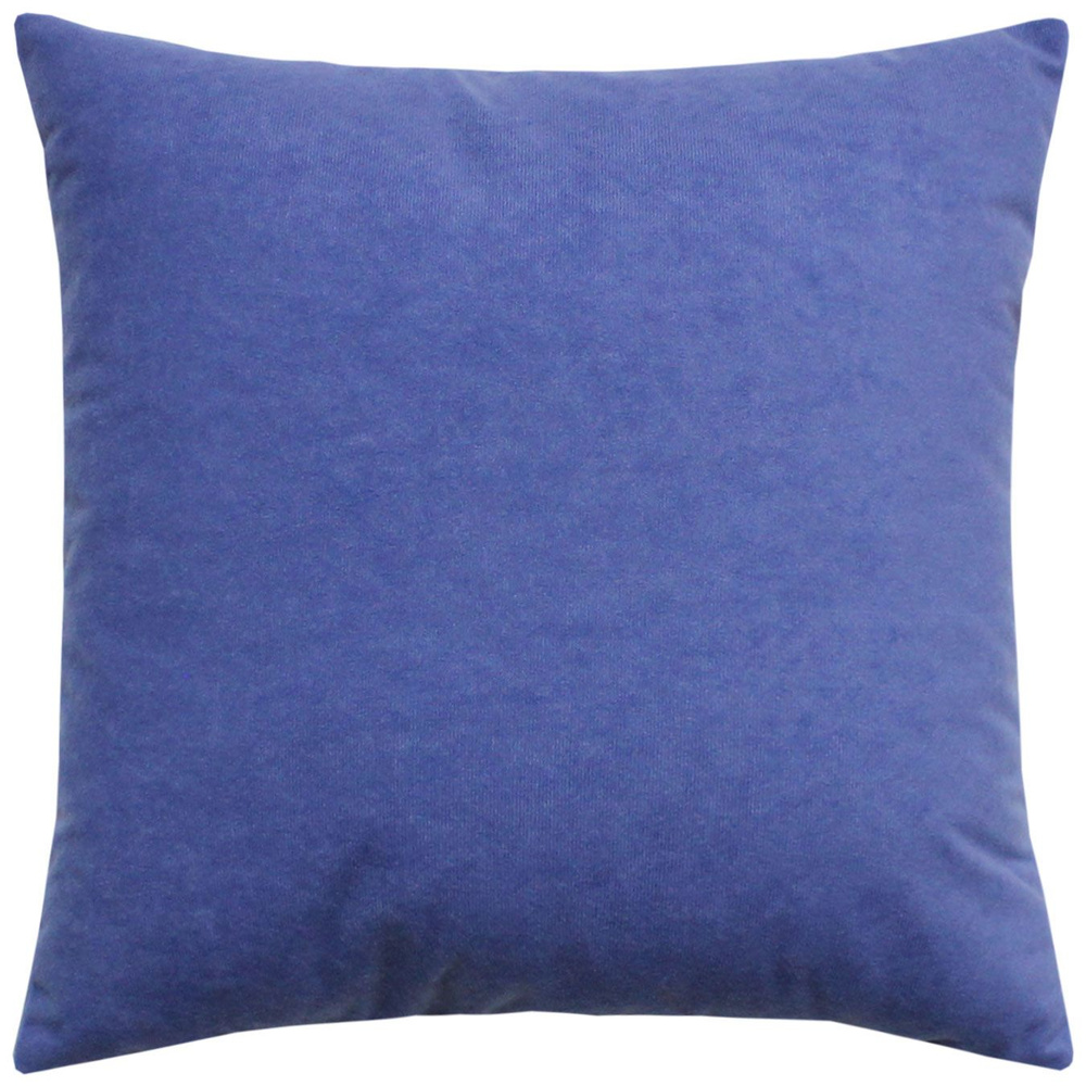 Подушка декоративная МАТЕХ VELOURS LINE 35х35 см. Цвет серо-голубой, арт. 37-057  #1