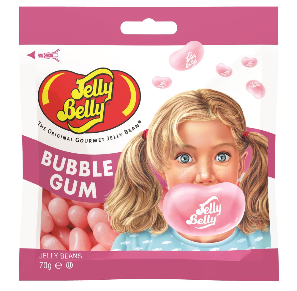 Драже жевательное"Bubble gum" жевательная резинка 70гр Jelly Belly  #1
