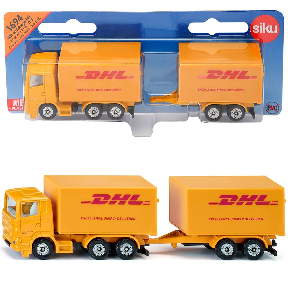 Siku Грузовик с прицепом Служба доставки DHL (1:87) #1