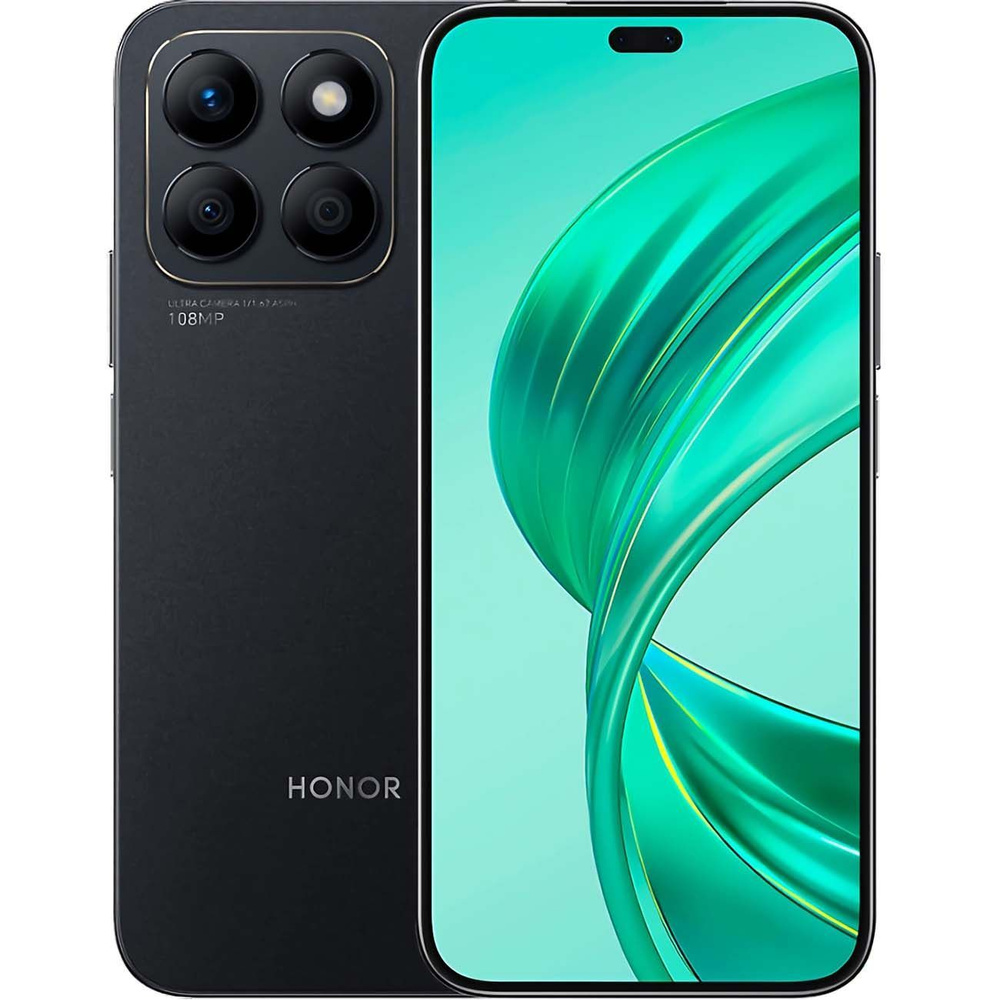 Honor Смартфон X8b 8/256GB Black 8/256 ГБ, черный #1