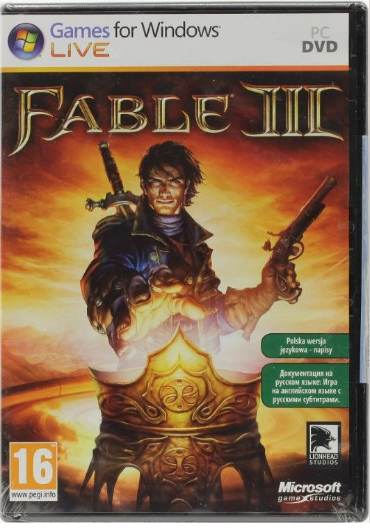 Игра для ПК Fable 3 DVD-BOX (русские субтитры, Microsoft) #1