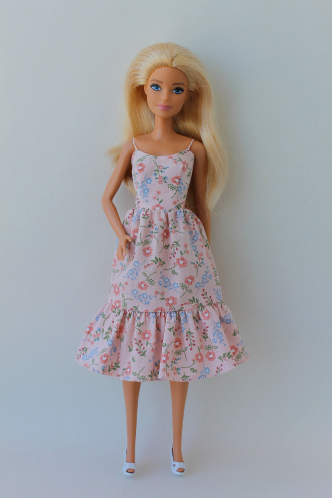 Летнее платье для куклы Барби, Одежда для кукол JuliaDolls #1