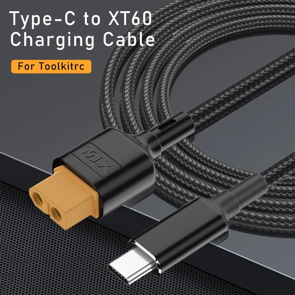 Провод питания ToolkitRC USB-C-XT60 (Max 5А/100 Вт, 5-20 В) #1