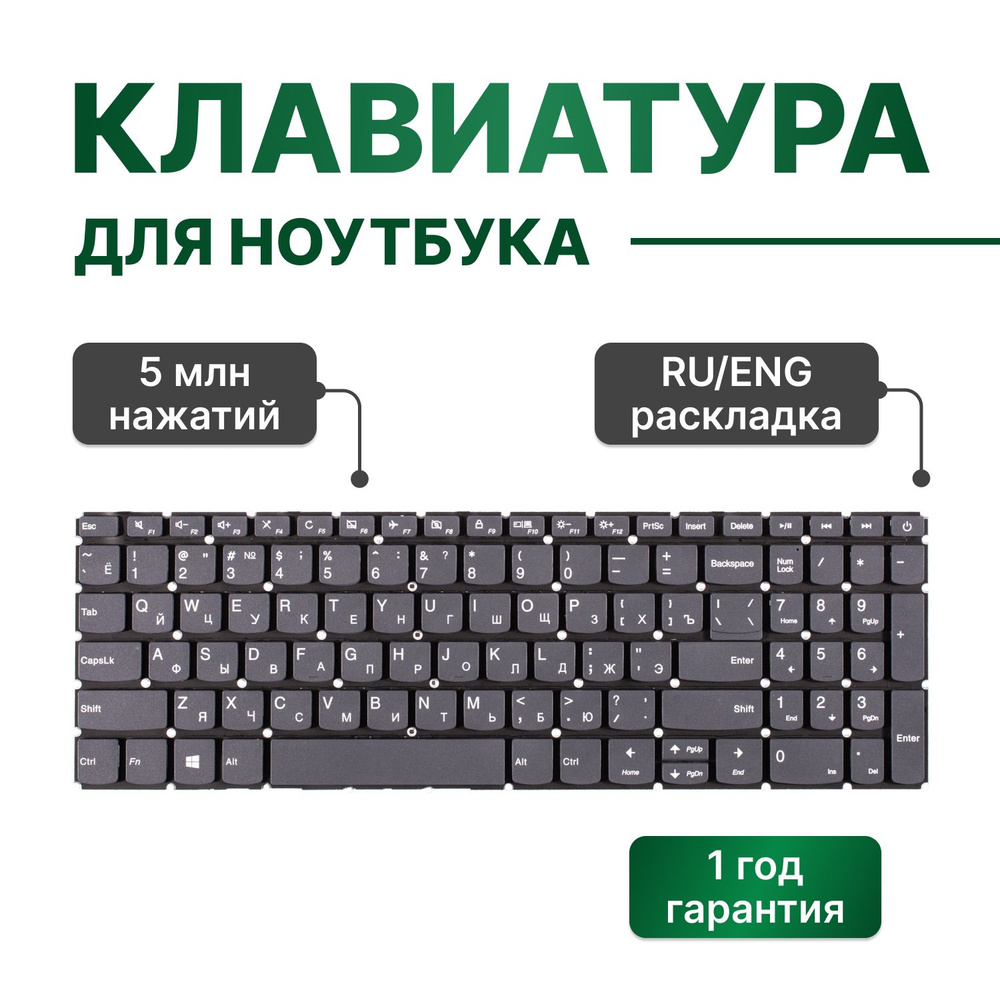 Клавиатура для Lenovo IdeaPad 330-15IKB, 320-15IKB, S145-15IWL, 320-15IAP, 330-15AST, 320-15ISK, 330-15ARR #1