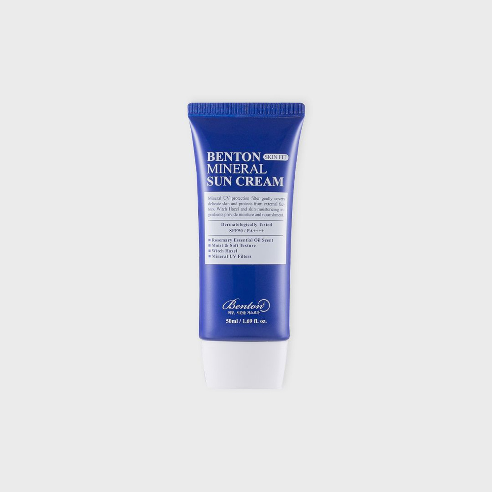 Cолнцезащитный крем для лица Benton Skin Fit Mineral Sun Cream SPF 50+ 50ml #1