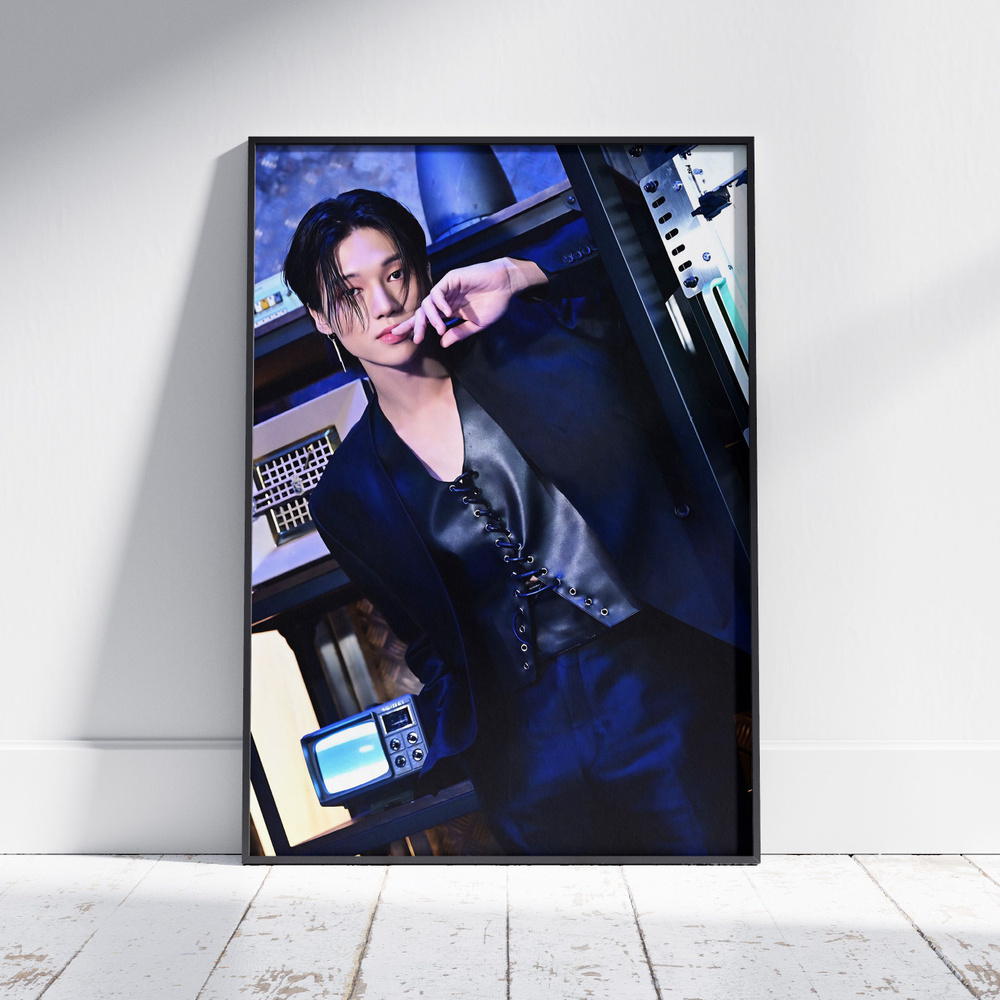 Плакат на стену для интерьера ATEEZ (Уен - Wooyoung 15) - Постер по K-POP музыке формата A3 (30x42 см) #1
