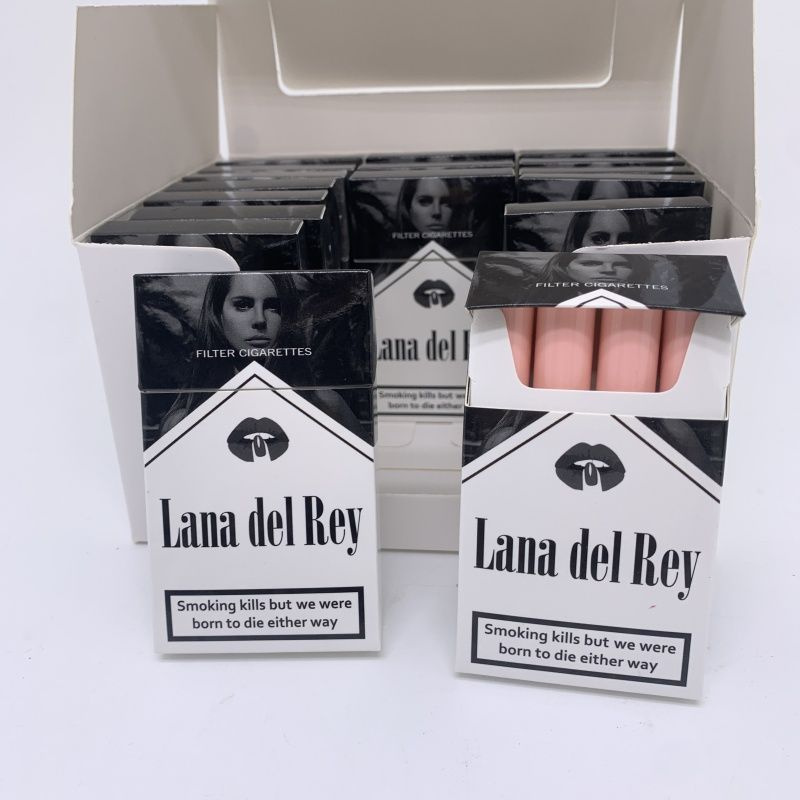 Lana Del Rey Lipstick Cigarette Lip Gloss Set 4 цвета долговечный водонепроницаемый матовый бархатный #1