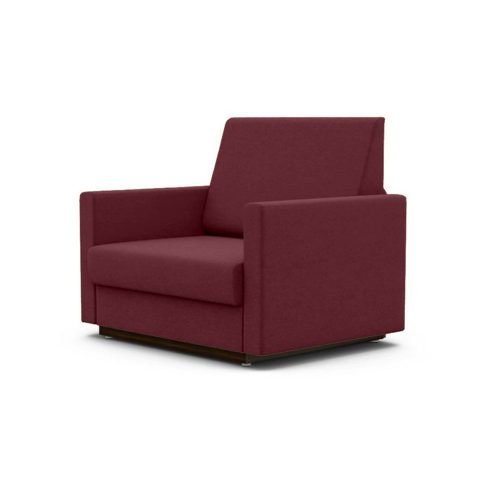 Кресло-кровать Стандарт + ФОКУС- мебельная фабрика 89х80х87 см бордовый  #1