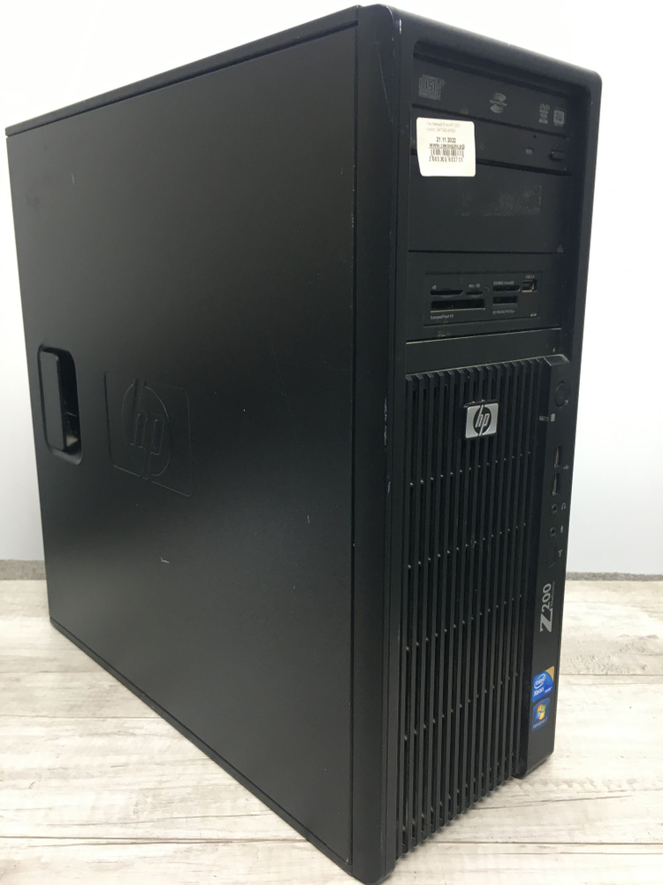 HP Системный блок HP Z200 Workstation CMT (Intel Xeon X3470, RAM 16 ГБ, SSD 512 ГБ, NVIDIA GeForce GT #1