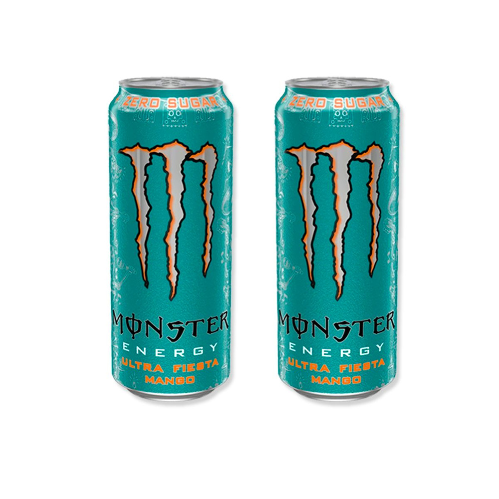 Энергетик без сахара Monster Energy Ultra Fiesta Mango 2шт 500мл из Европы  #1