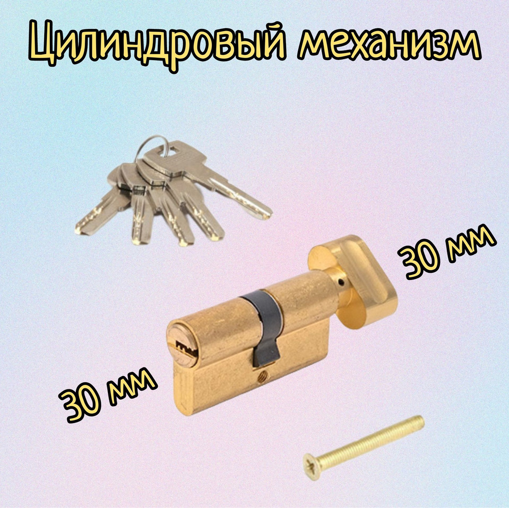 Цилиндровый механизм Apecs SM-60-C-G / цилиндр замка #1