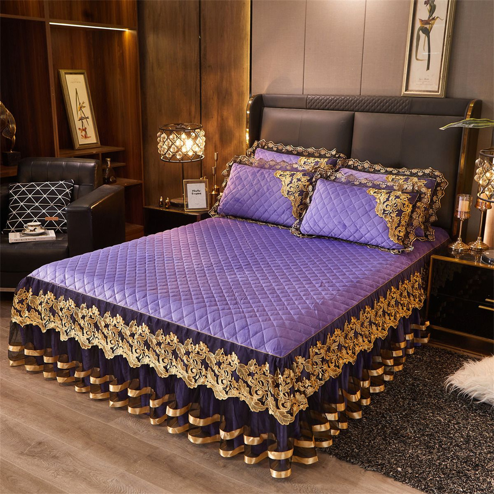 AiWinsure Покрывало с наволочками Velvet bedspreads, Бархат с размерами: 200 x 180 см  #1