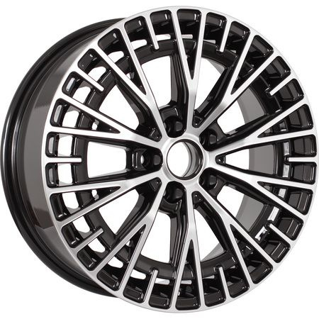 KDW KD1730 Black_Front_Polished Колесный диск Литой 17x7" PCD5х110 ET40 D67.1 #1