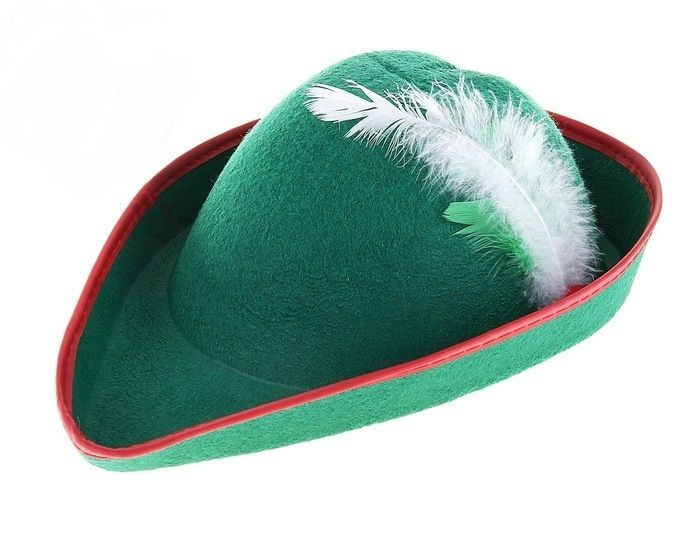 Шляпа охотник с пером, размер 56-57 #1