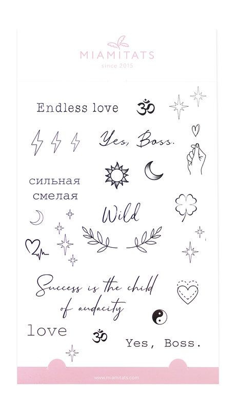 Переводные тату Endless Love Maxi Tattoo #1