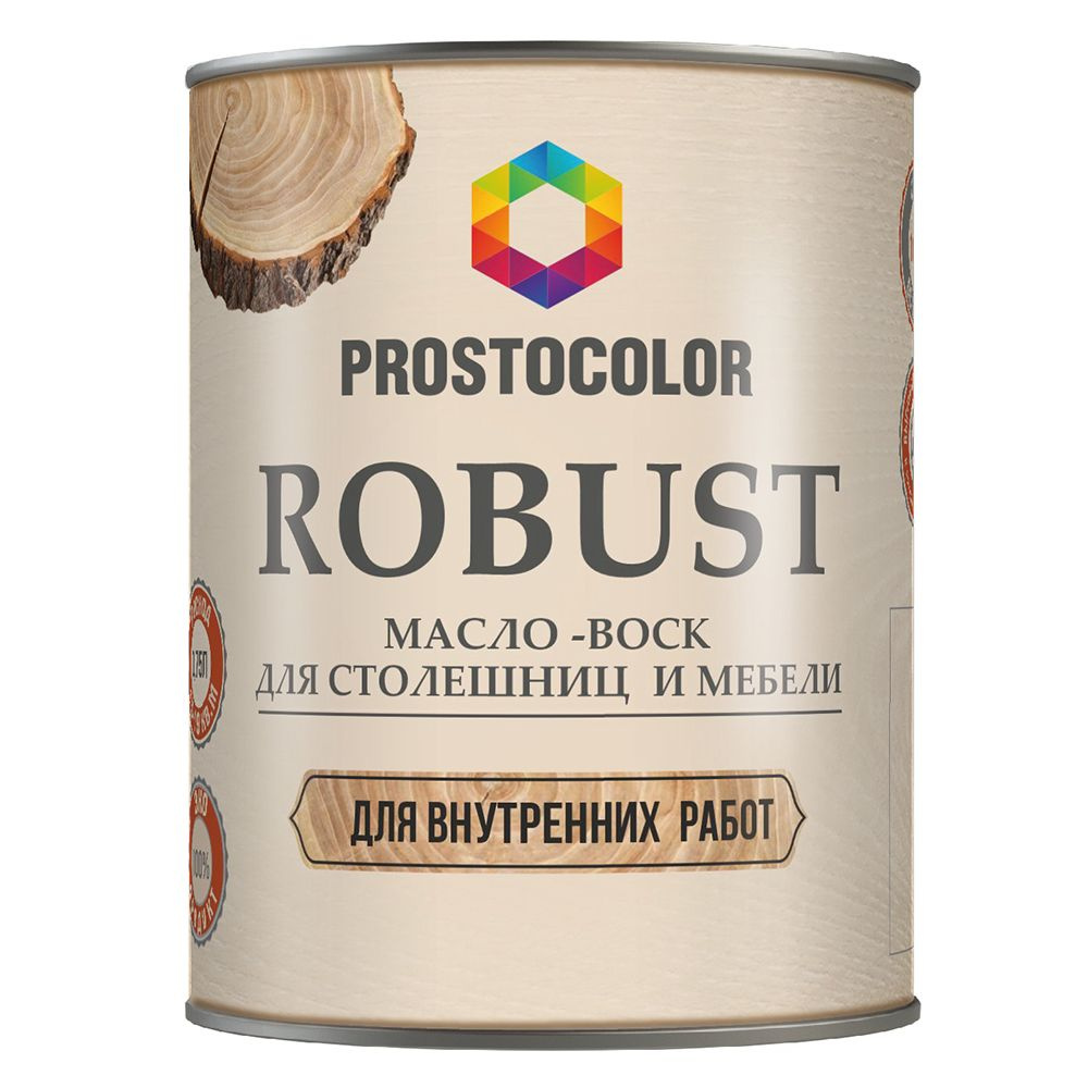 Масло-воск для столешниц и мебели PROSTOCOLOR Robust 0,75 л палисандр  #1