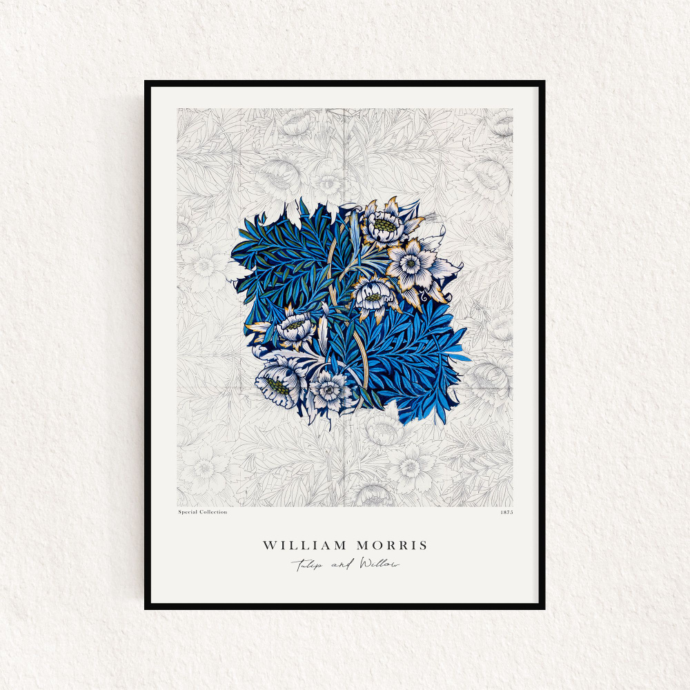 Постер "William Morris - Tulip and Willow" 30х40см #1