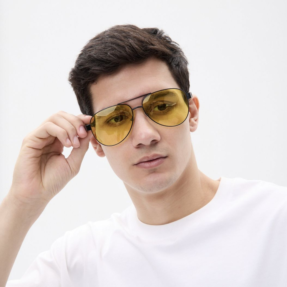 Очки для вождения автомобиля очки для водителя солнезащитные антифары антибликовым покрытием + футляр #1