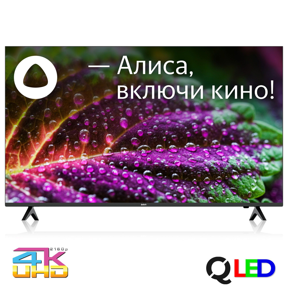 BBK Телевизор 55LED-8249/UTS2C 55" Ultra HD, черный #1