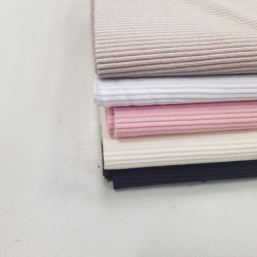 Ткань для манжет/подвяза, Кашкорсе, набор 5 цветов по 20 см, м283  #1