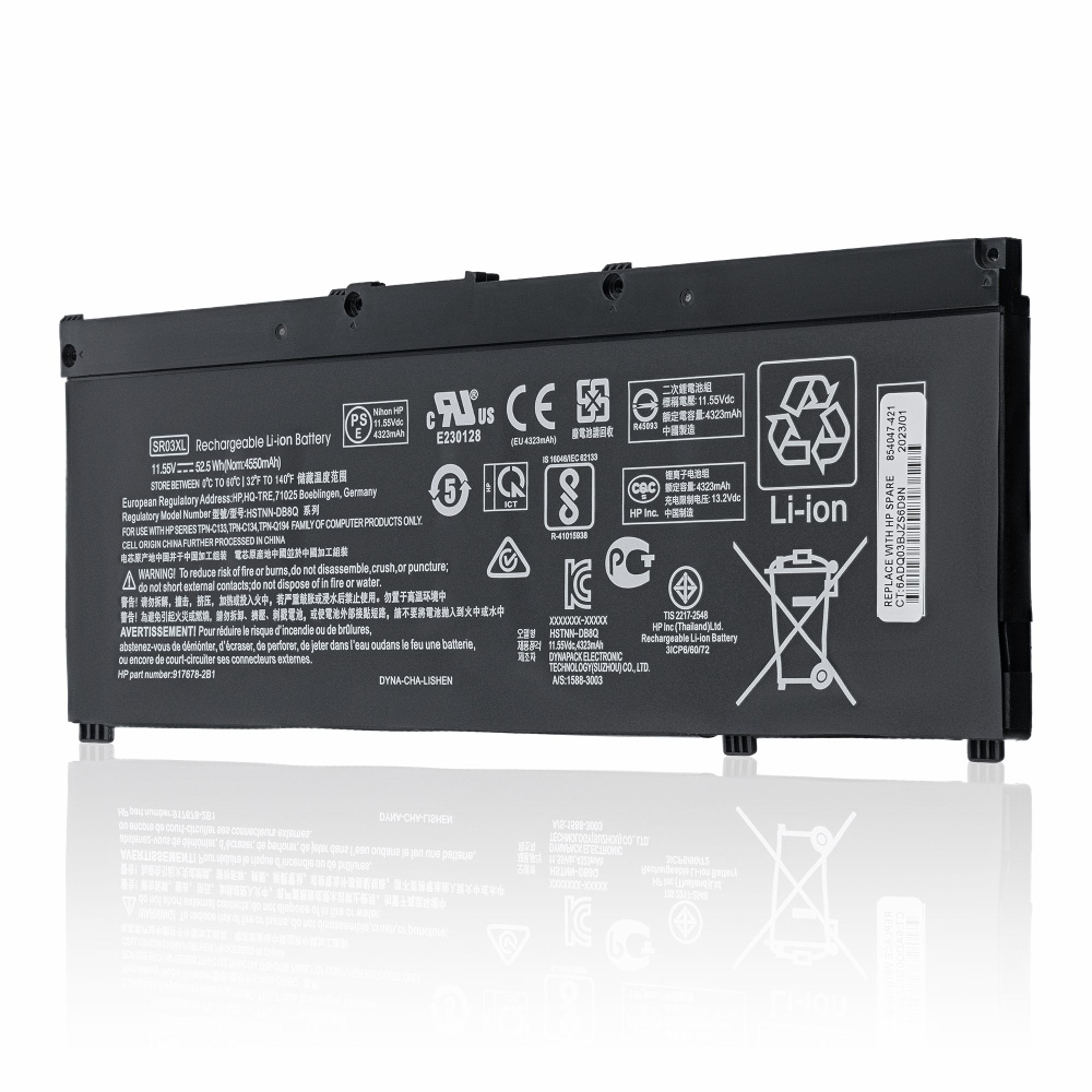 Аккумулятор для HP SR03XL / Pavilion 15-cx (52.5Wh, 11.55V) #1