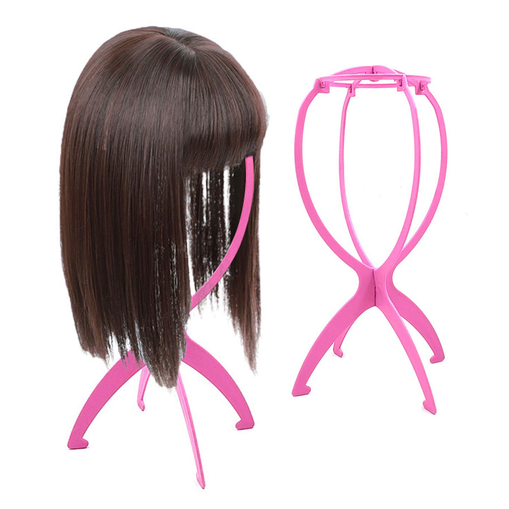 Подставка для париков и головных уборов 17х36 см, розовая  #1