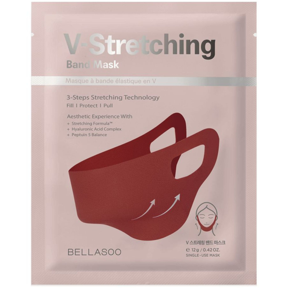 CKD Моделирующая лифтинг-маска для овала лица Bellasoo Mask V-Stretching Band 12 гр.  #1