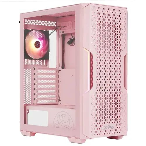 XPG Компьютерный корпус Корпус ADATA STARKER AIR [STARKERAIR-PKCUS] розовый, розовый  #1