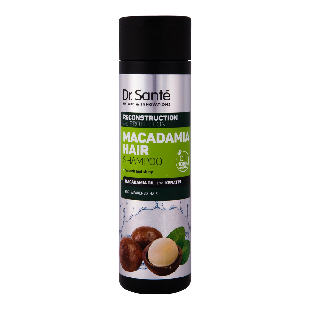 Dr.Sante Macadamia Hair Шампунь для ослабленных волос Восстановление и Защита с маслом МАКАДАМИИ и КЕРАТИНОМ, #1