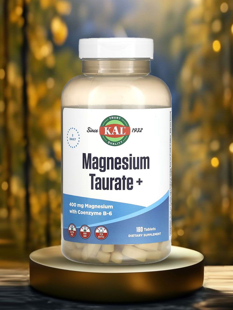 Magnesium Taurate + Таурат магния+ 400 мг 180 таблеток #1