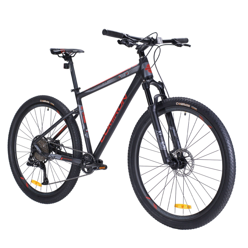 Велосипед горный COMIRON PREDATOR II 29-19" L-TWOO 1*11S, чёрно-красный #1