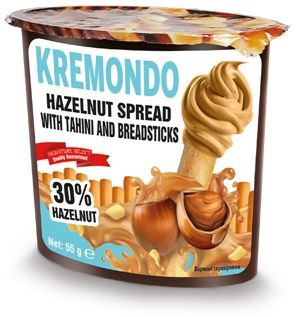 Набор из пасты ореховой с тахини и хлебных палочек "Kremondo" 55 грамм  #1