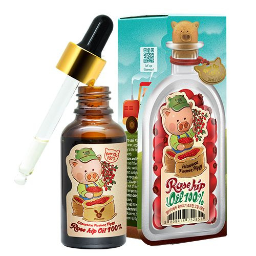 Увлажняющее масло шиповника для лица, тела и волос 100% Elizavecca Farmer Piggy Rose Hip Oil 100% 30 #1
