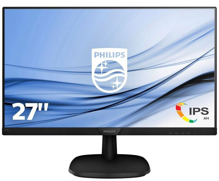 Philips 27" Монитор 273V7QDSB (00/01), черный #1