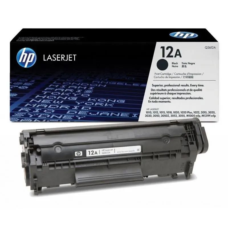 Картридж HP Q2612A (12A) Black для принтера HP LaserJet 1018 #1