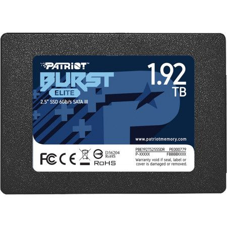 Patriot Memory 1,92 ТБ Внутренний SSD-диск Burst Elite (PBE192TS25SSDR) #1