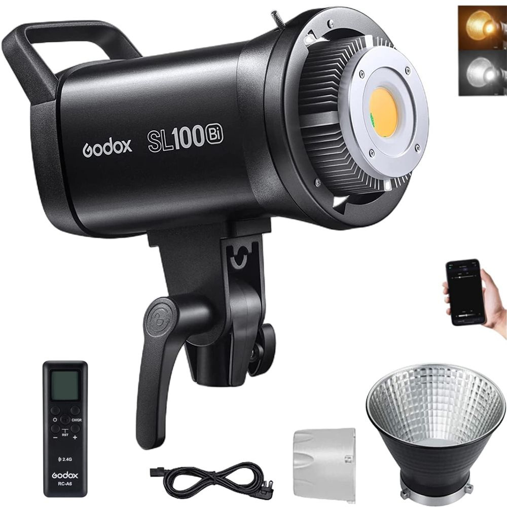 Godox SL100Bi Двухцветный светодиодный видеосветильник мощностью 100 Вт, 2800-6500 К  #1