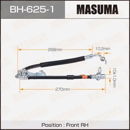 Шланг тормозной "Masuma" BH-625-1 front MAZDA 6 GH1 07- RH #1