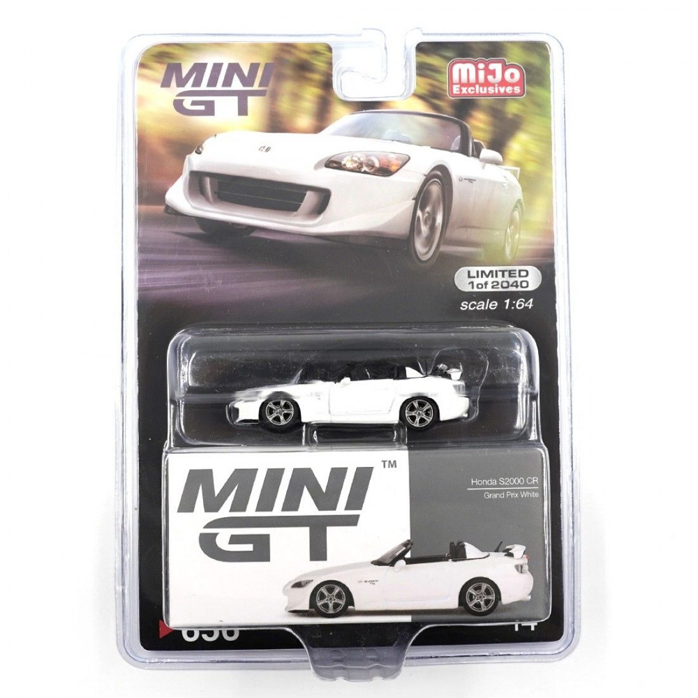 Металлическая коллекционная машинка Mini Gt Mijo Exclusive Honda S2000 CR 1:64 масштаба Эксклюзив  #1